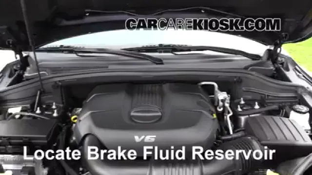 2014 Dodge Durango SXT 3.6L V6 FlexFuel Líquido de frenos Controlar nivel de líquido